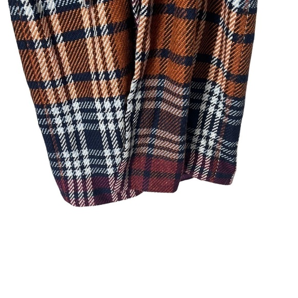 DIVINE HERITAGE *Rare* Plaid and Yellow Velvet Cloak Trench Peacoat - Picture 6 of 11